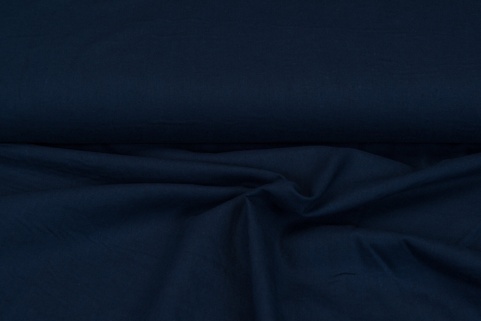Baumwoll Leinen jeansblau