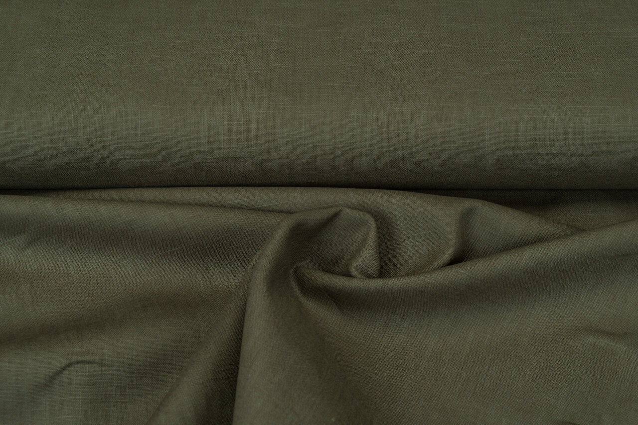 Leinen olivg&uuml;n
