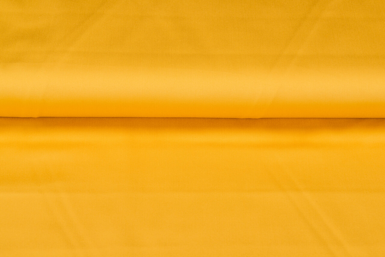 Baumwoll Stretch ockergelb