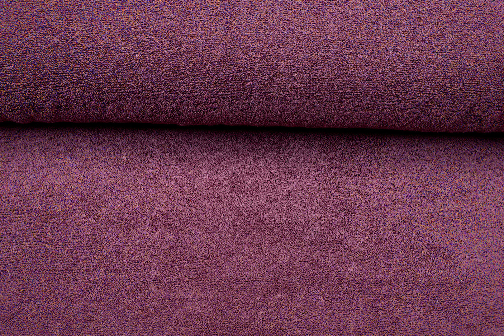 Frottee stoff dunkel altrosa