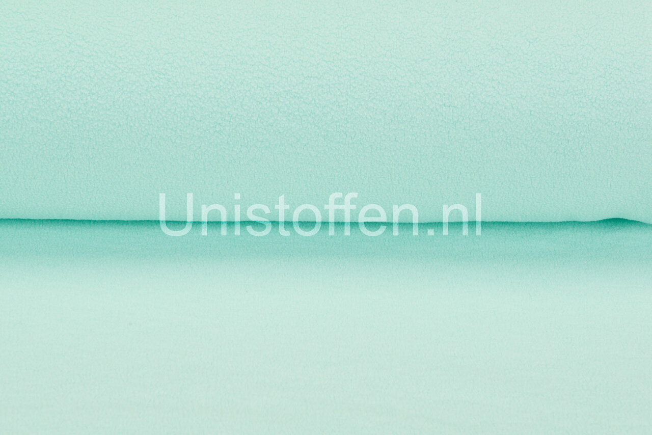 Baumwolle Fleece mint