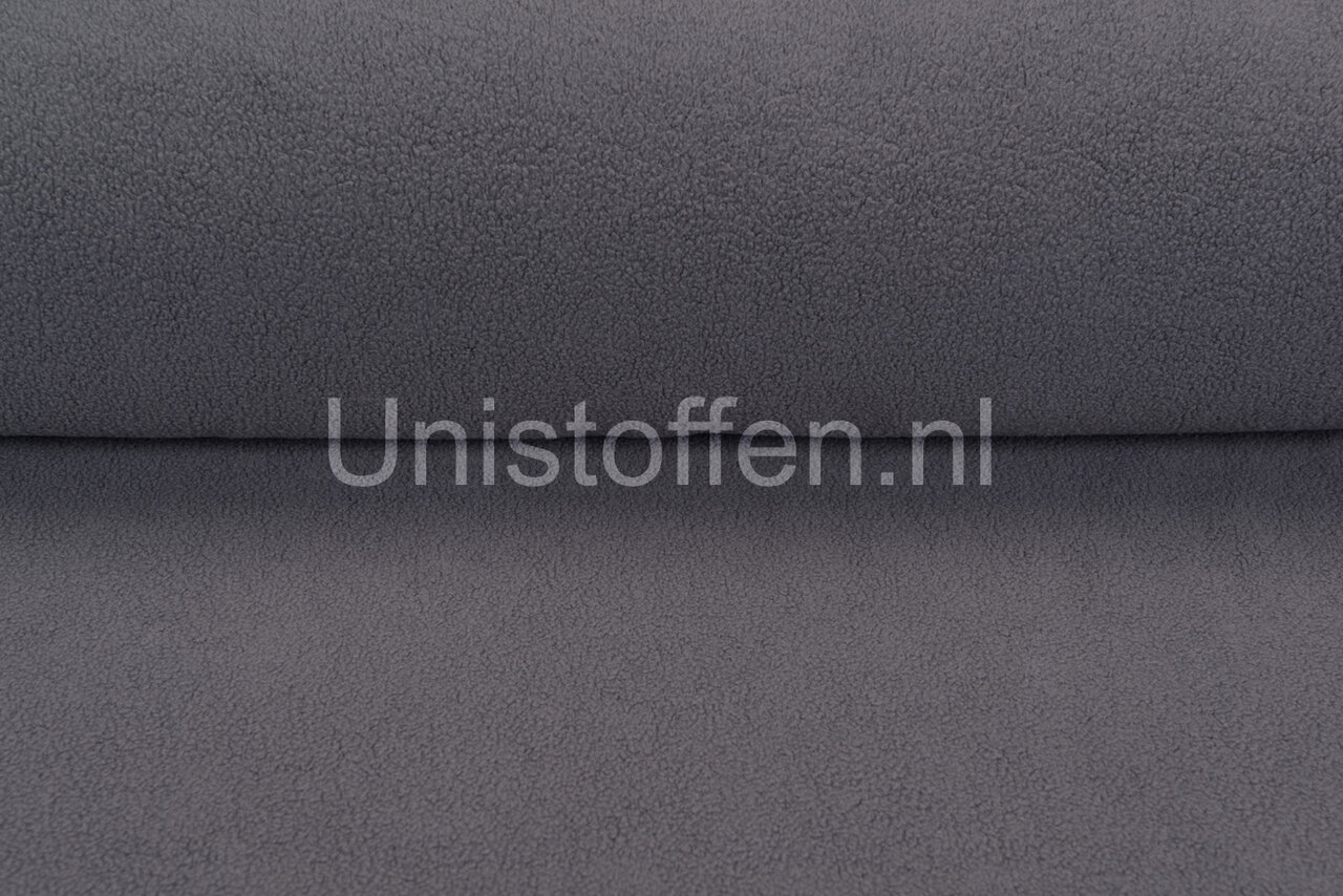 Baumwolle Fleece grau