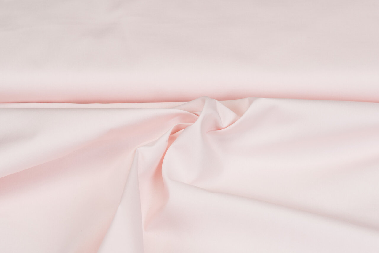 Baumwolle Popeline uni hell rosa