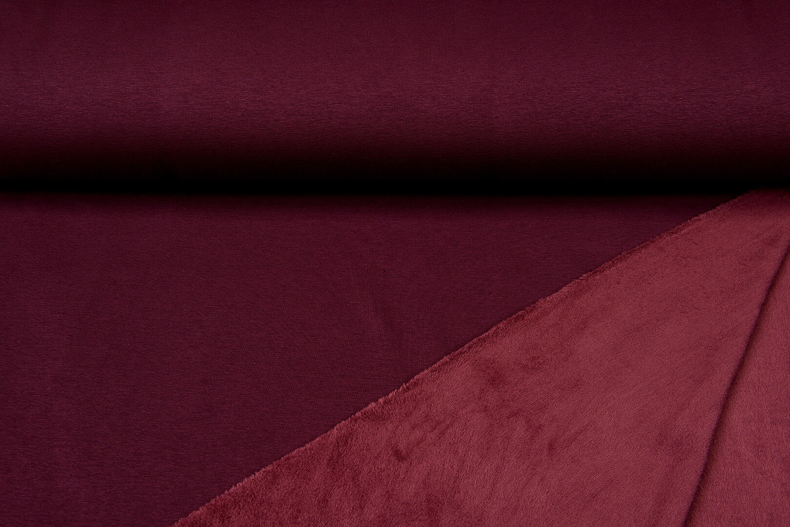 Alpenfleece dunkelrot
