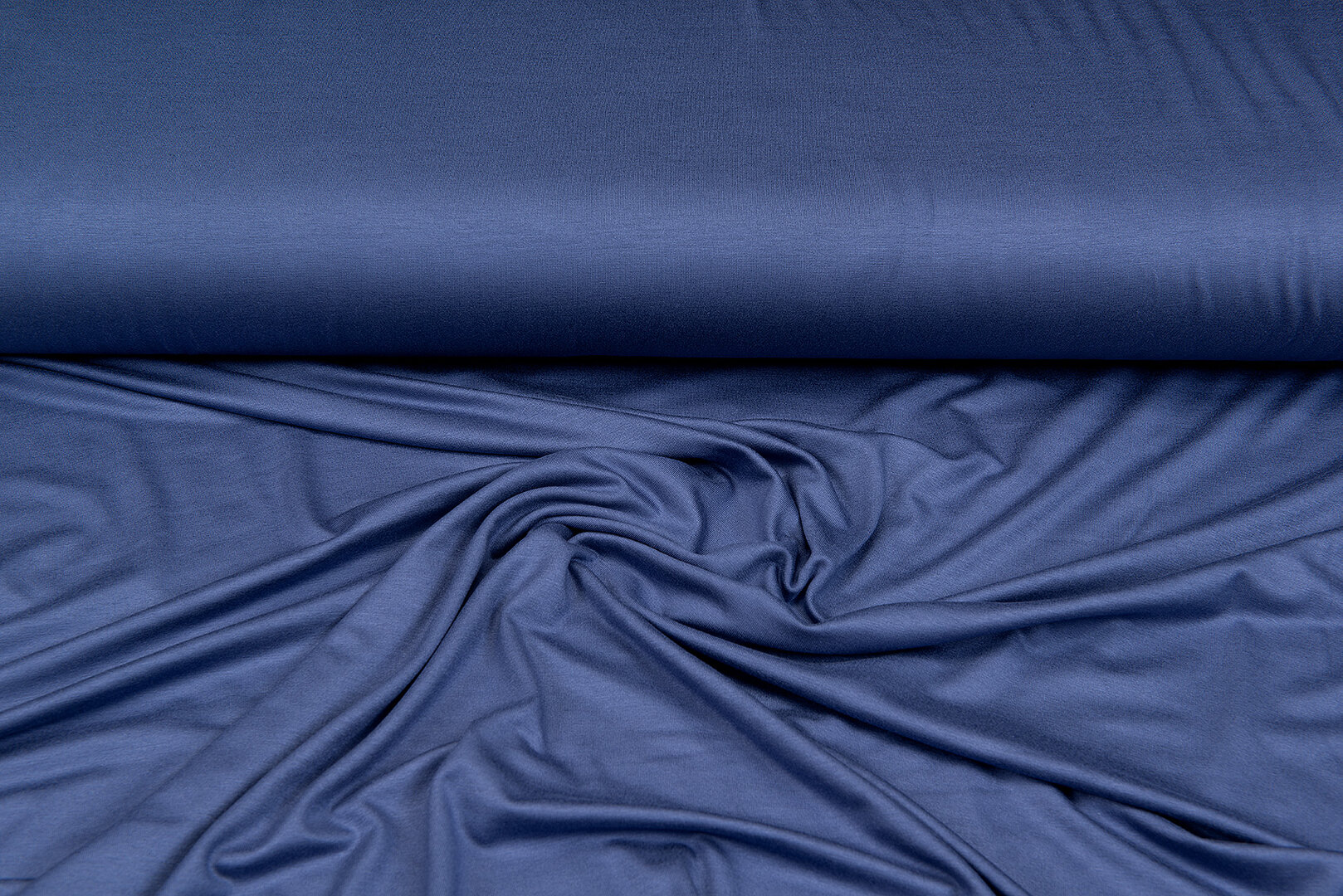 Viskose Jersey metalblau