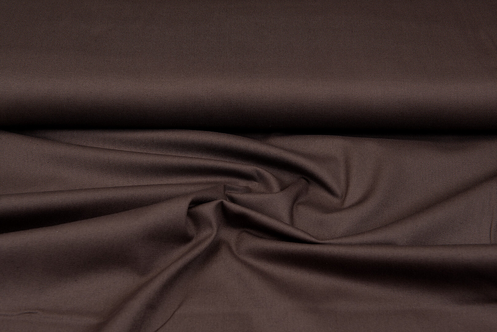 Canvas Uni dunkelbraun