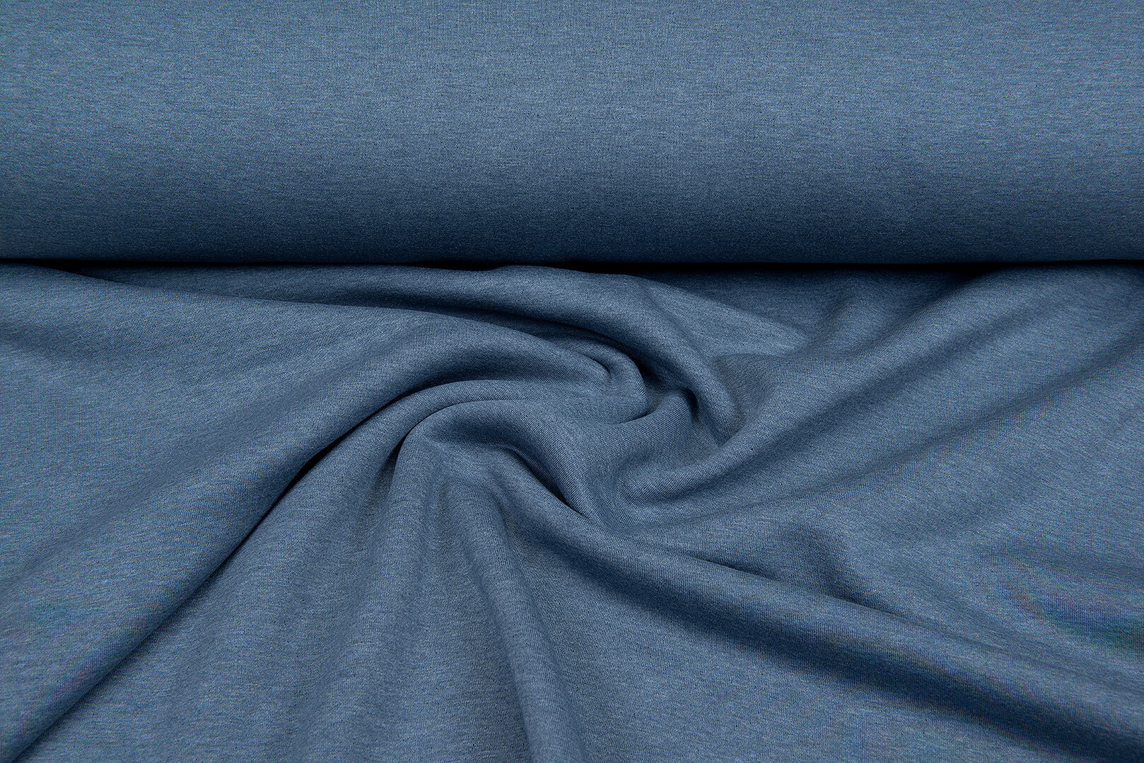 Sweat hellpetrol-blau melange