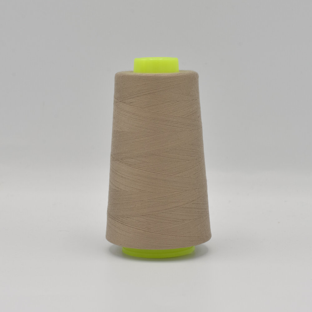 Overlockgarn taupe
