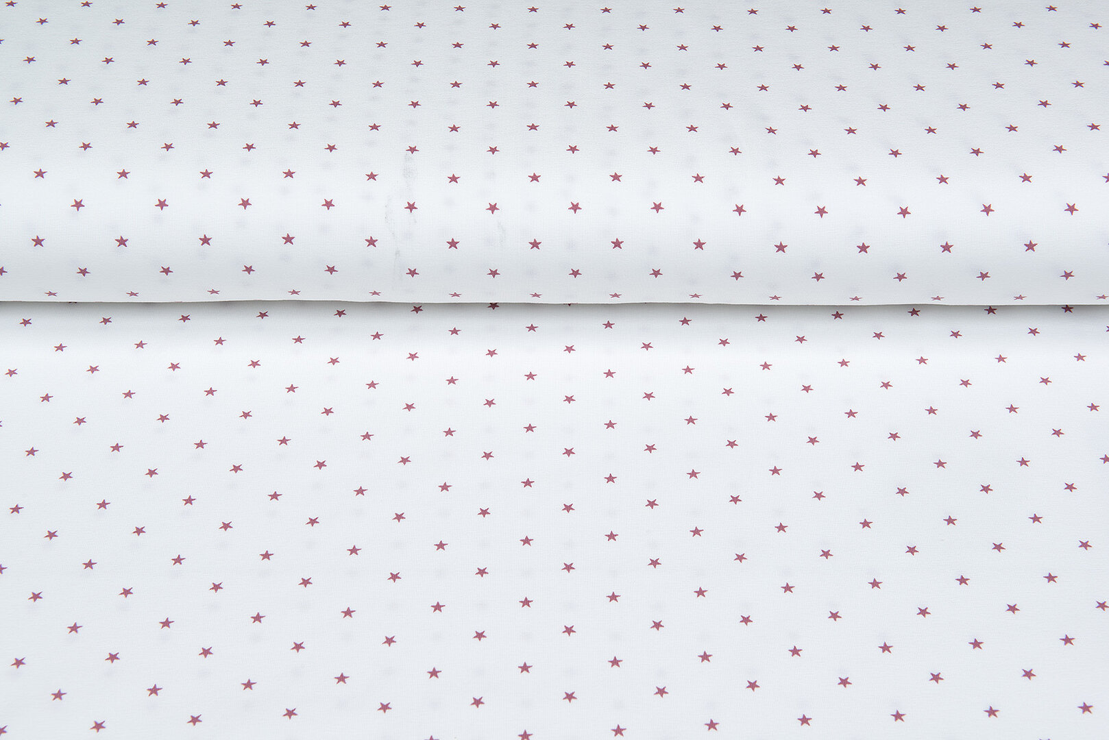 Baumwolljersey bedruckt stars ecru - altrosa