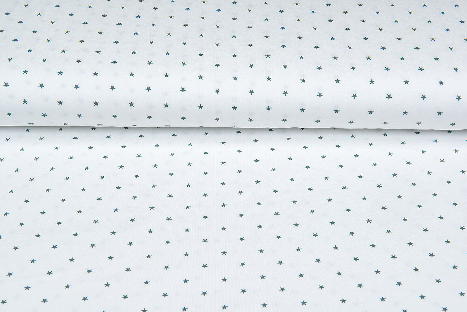 Baumwolljersey bedruckt stars ecru - altgr&uuml;n