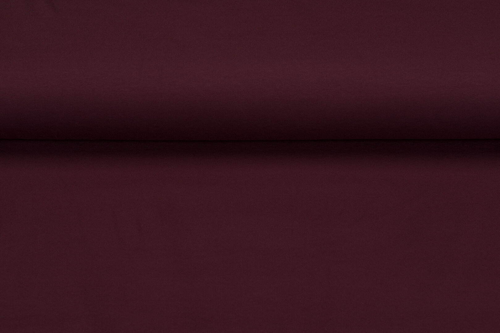 Baumwolljersey uni bordeaux