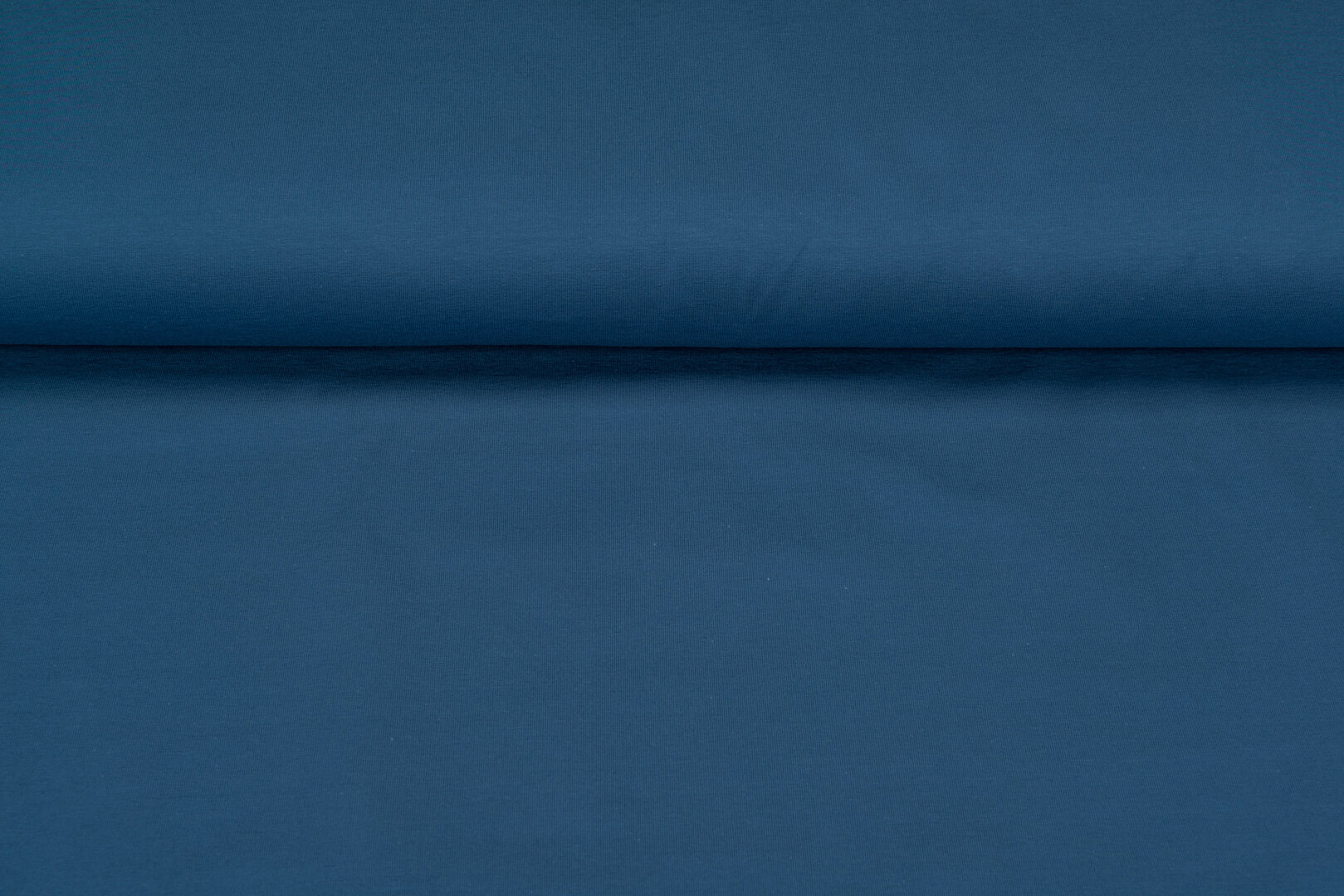 Baumwolljersey uni metal blau