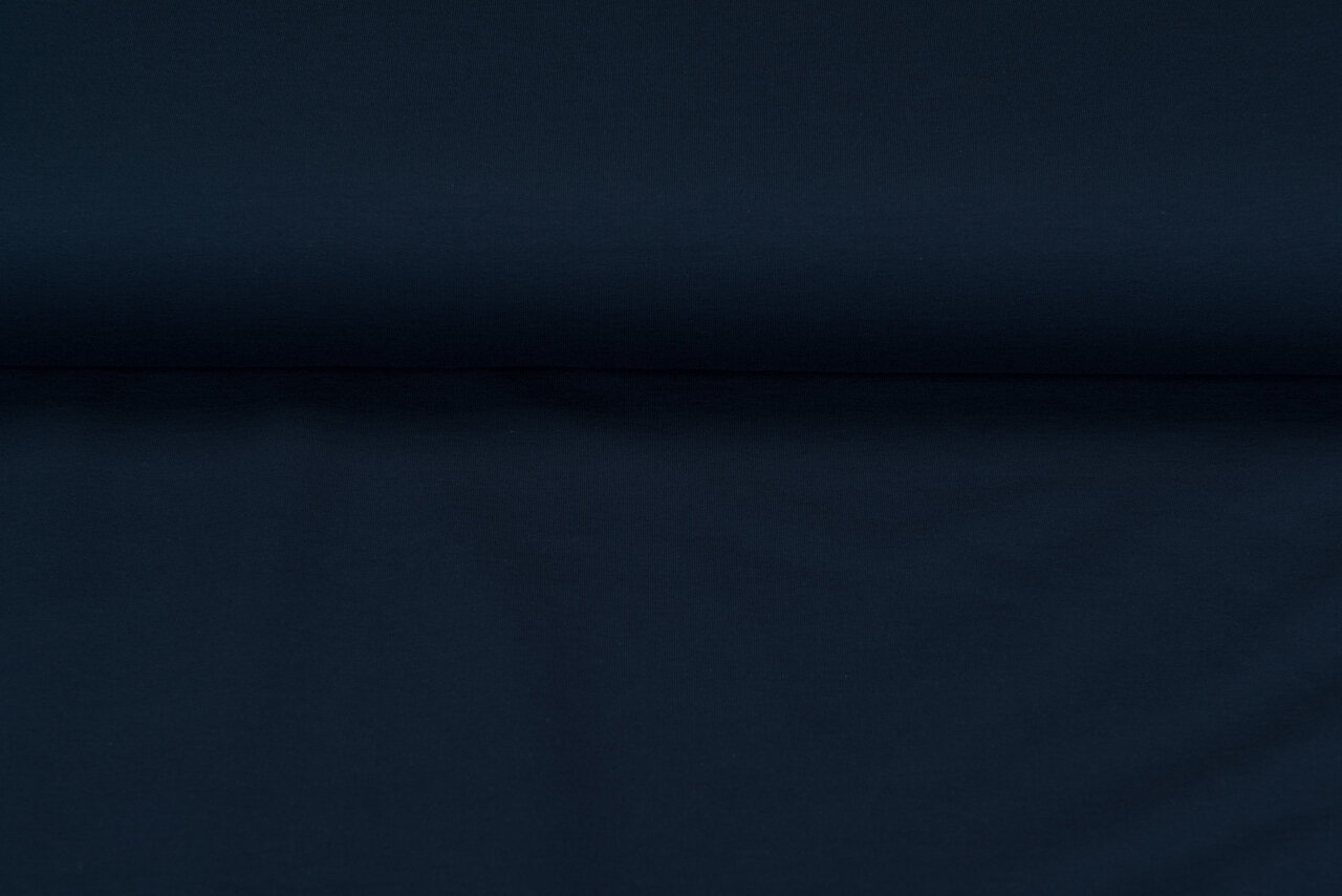 French Terry marineblau