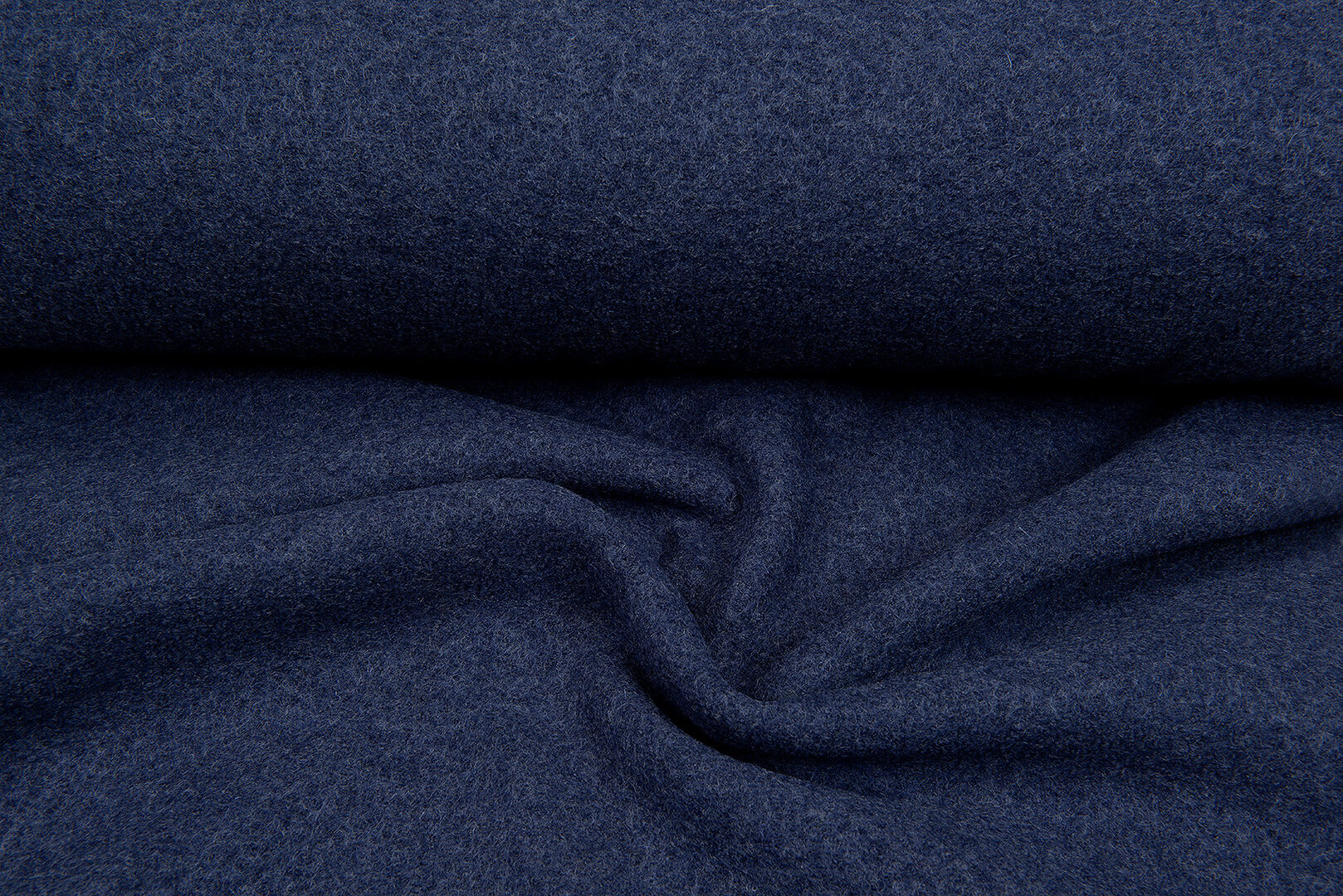 Walkloden blau melange