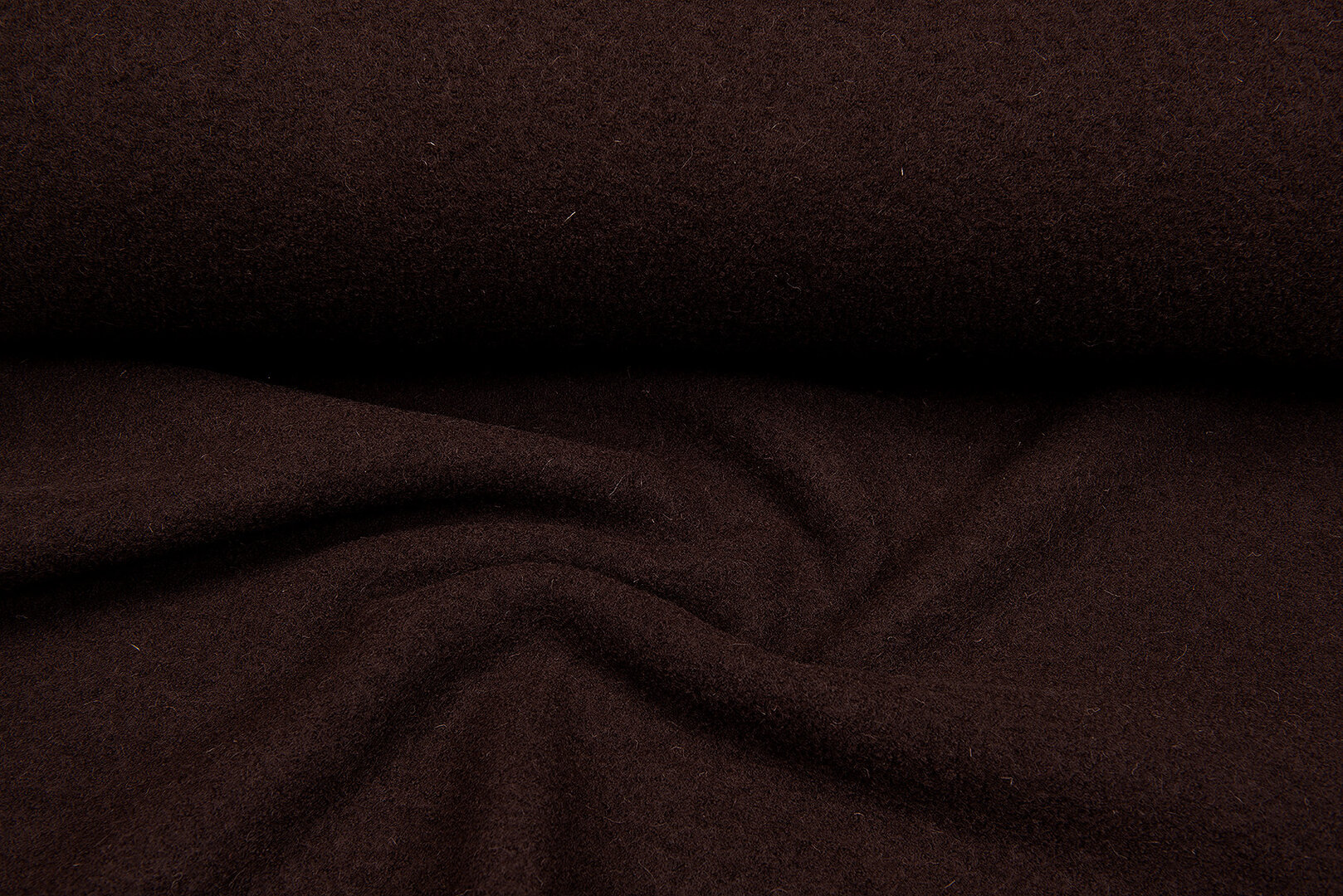 Walkloden dunkelbraun