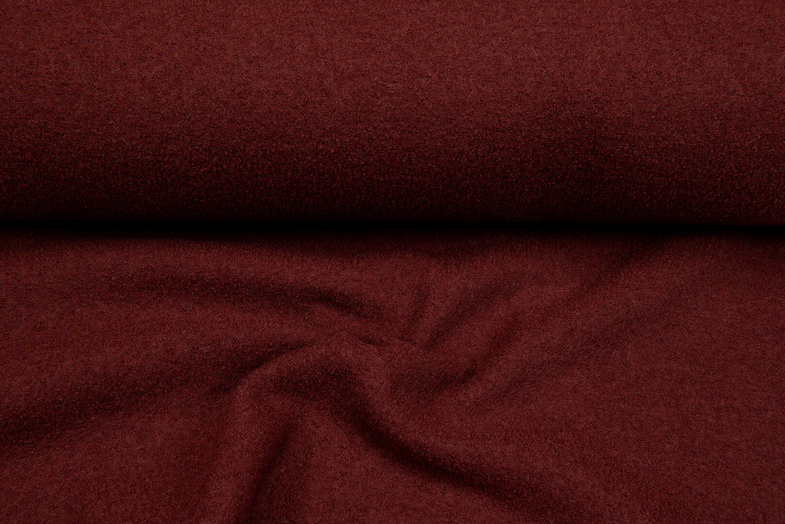 Walkloden dunkelrost