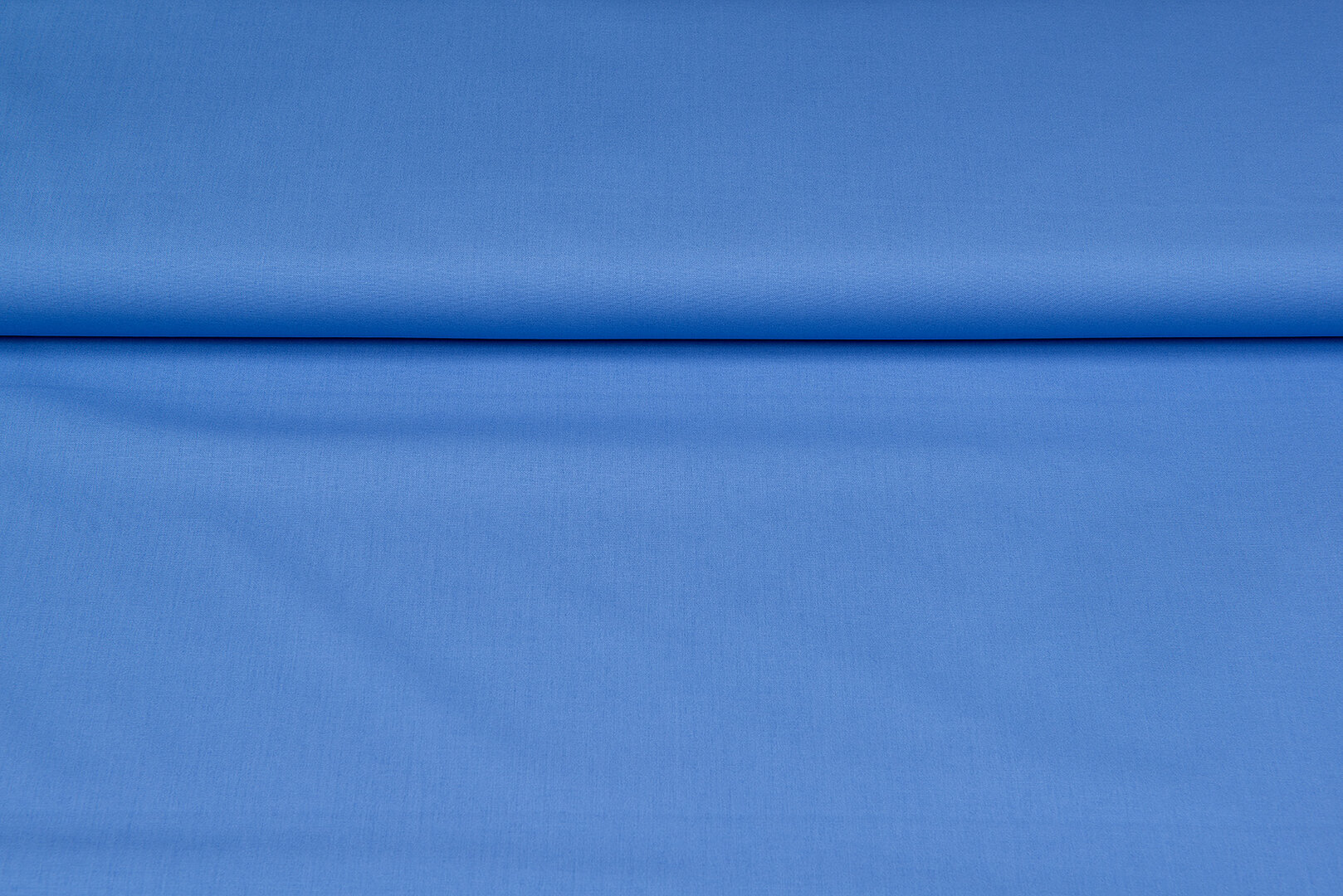 Baumwolle Popeline uni helles metalblau