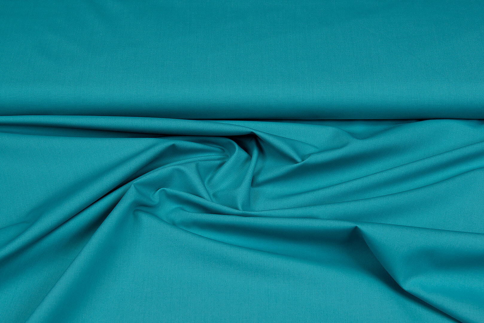 Baumwolle Popeline uni hellpetrol