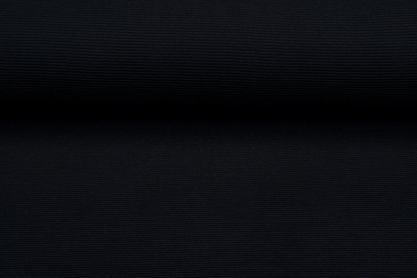 Ottoman Ripp Jersey schwarz