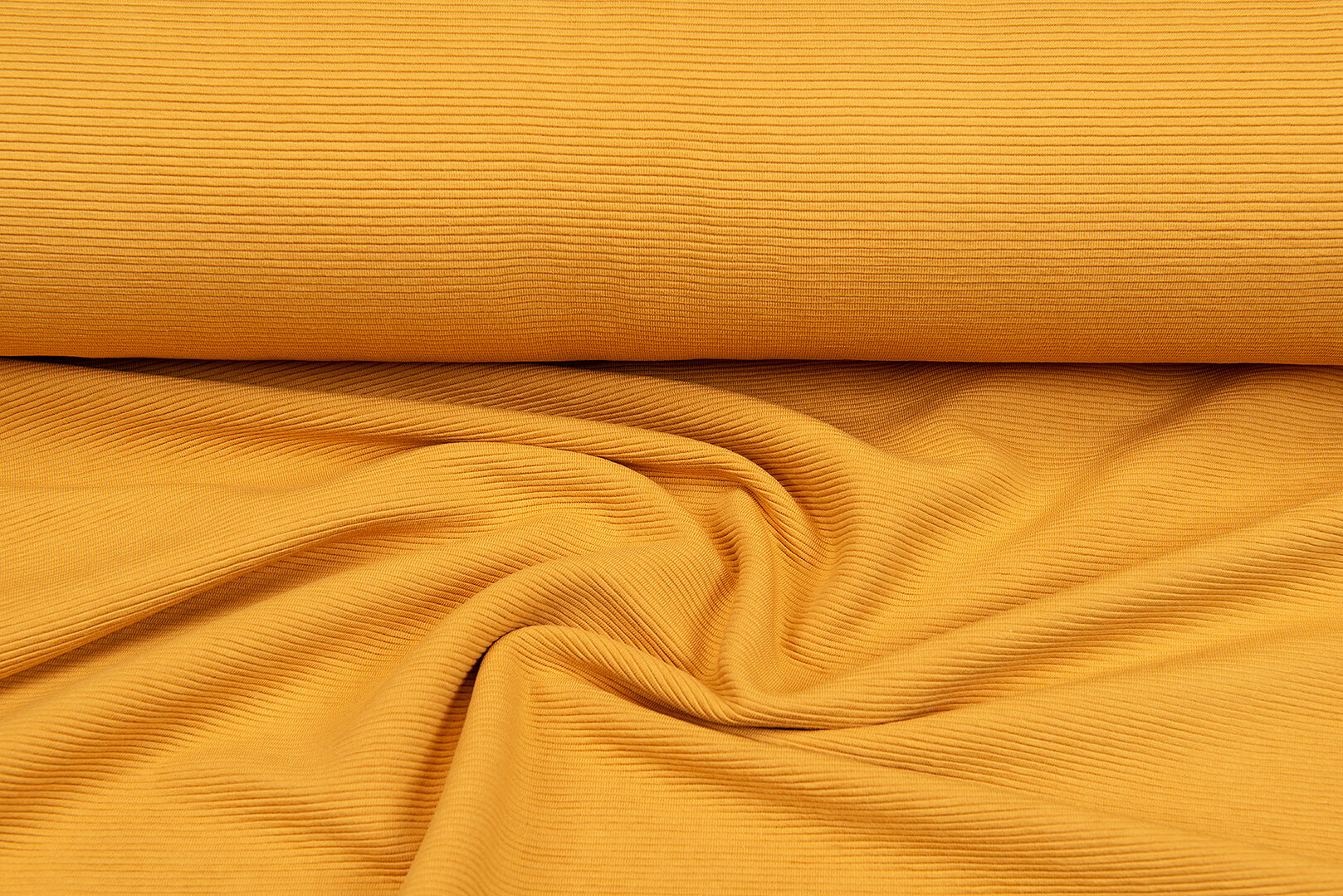 Ottoman Ripp Jersey ockergelb