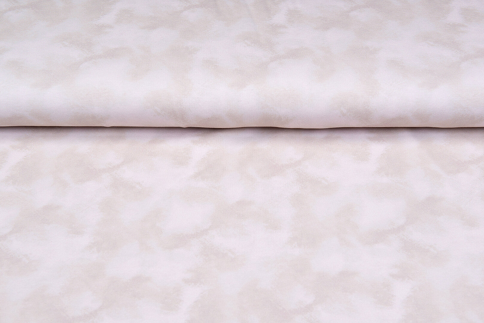 Baumwolljersey digital bedruckt melange sand-beige