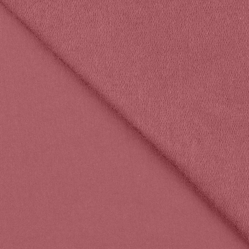 French terry dunkel altrosa
