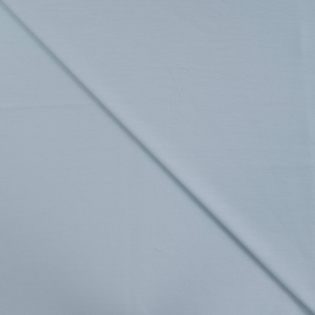 French terry pastelblau