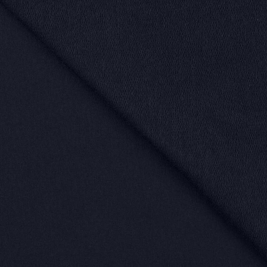 French terry marineblau