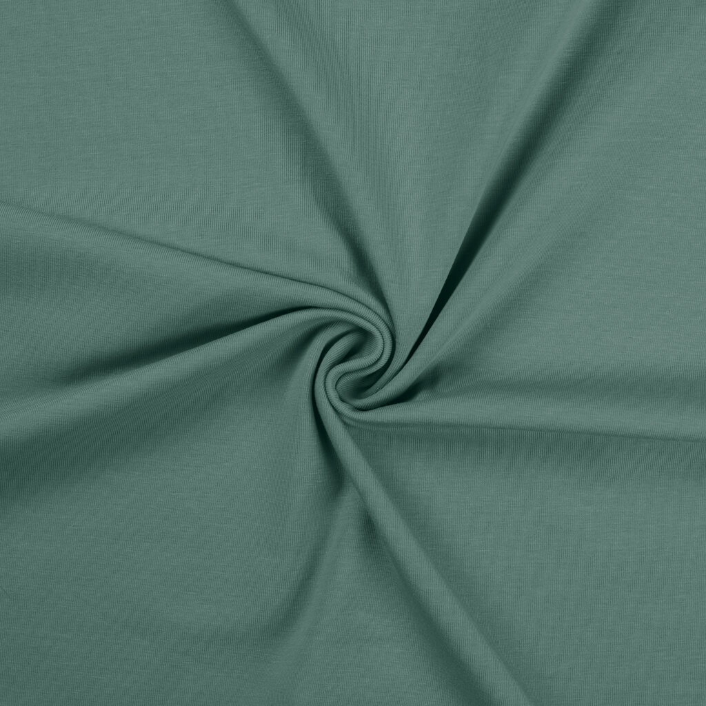 Baumwolljersey dunkelmint
