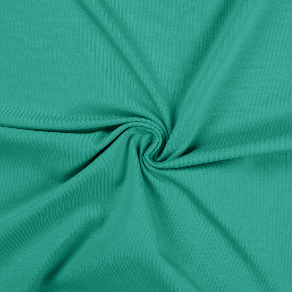 Baumwolljersey hell emerald