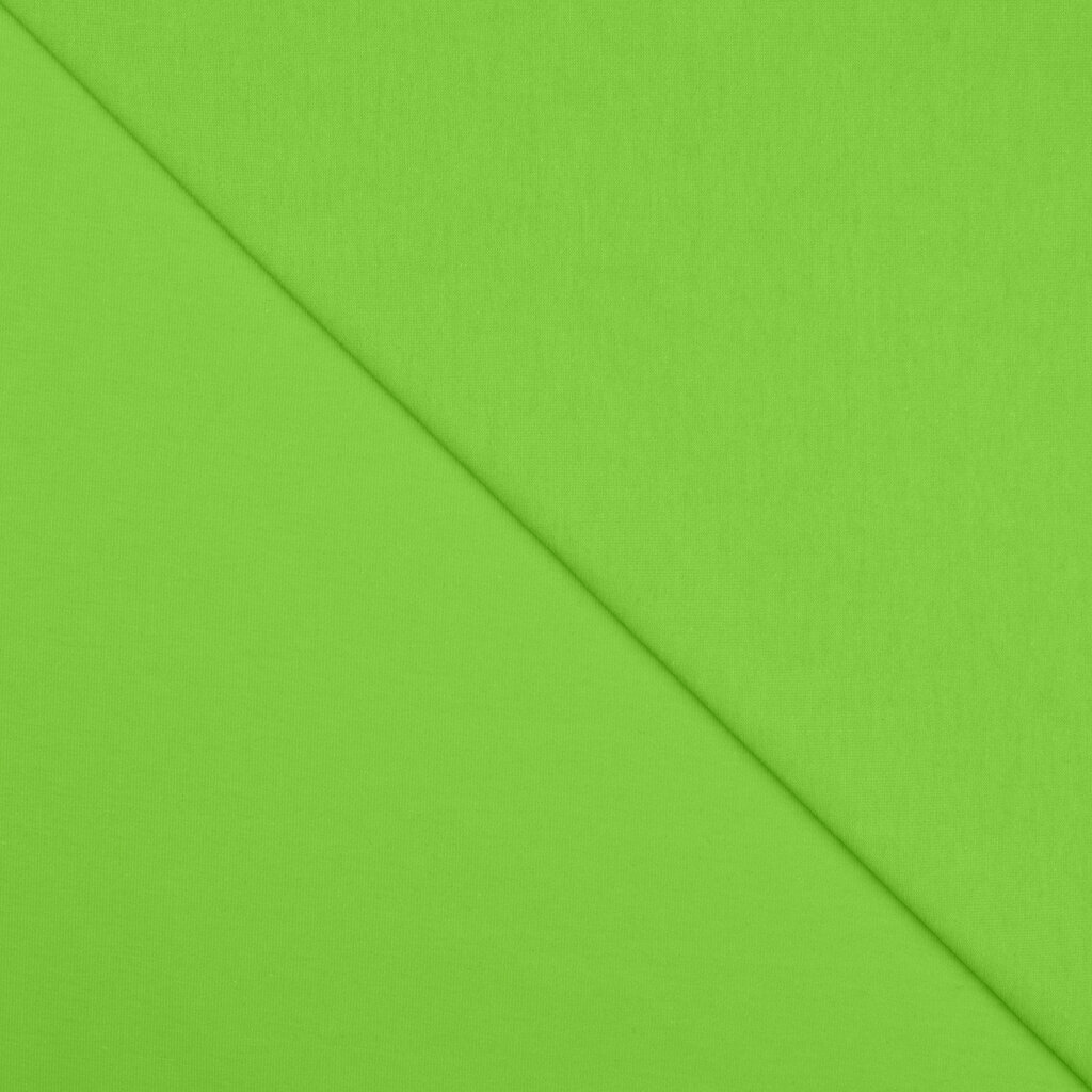 Baumwolljersey limegr&uuml;n