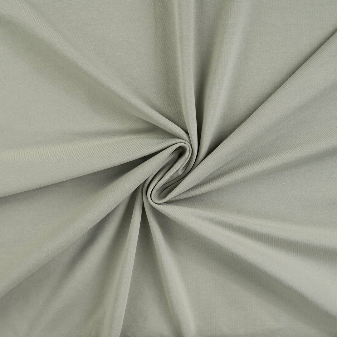 Baumwolljersey pastell olivgr&uuml;n