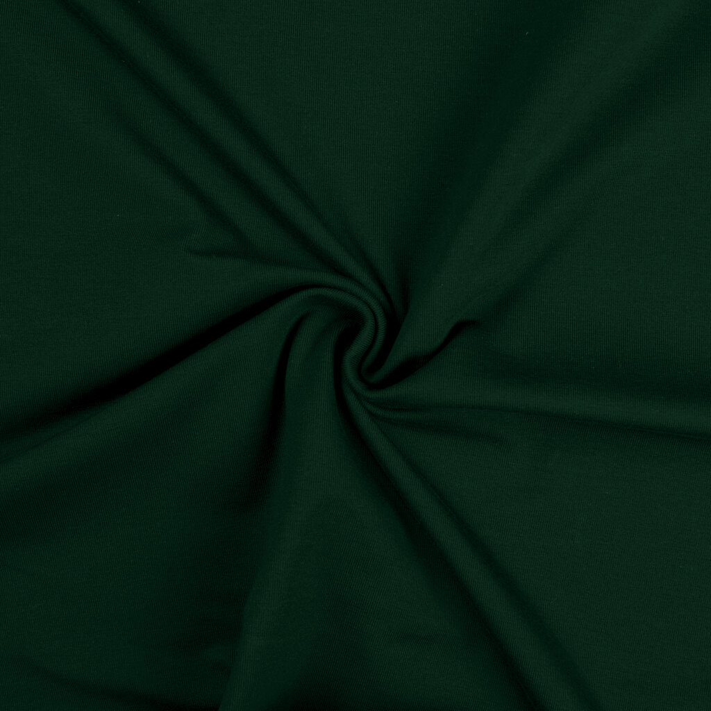 Baumwolljersey dunkelgr&uuml;n