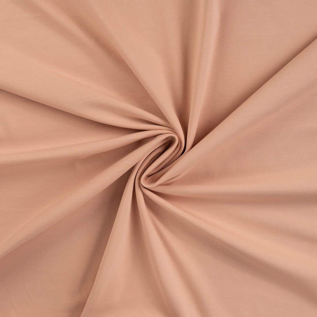 Baumwolljersey pastell lachs