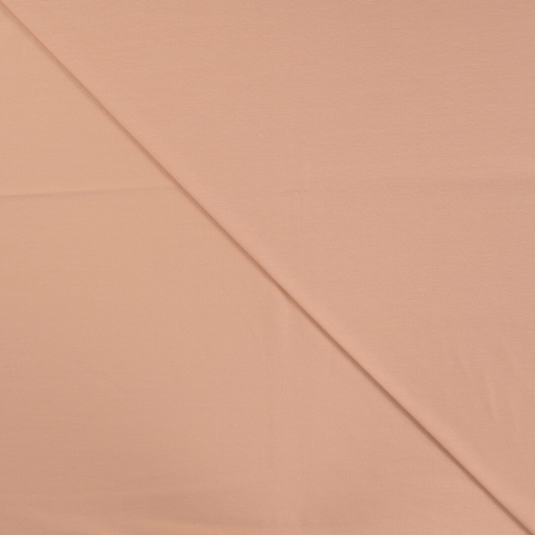 Baumwolljersey pastell lachs