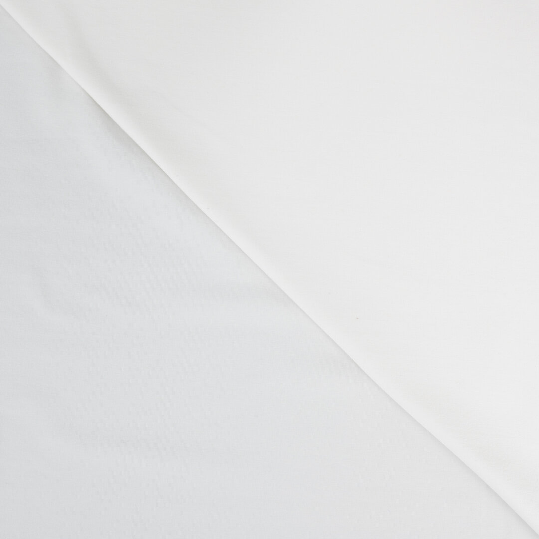 Baumwolljersey pastell ecru