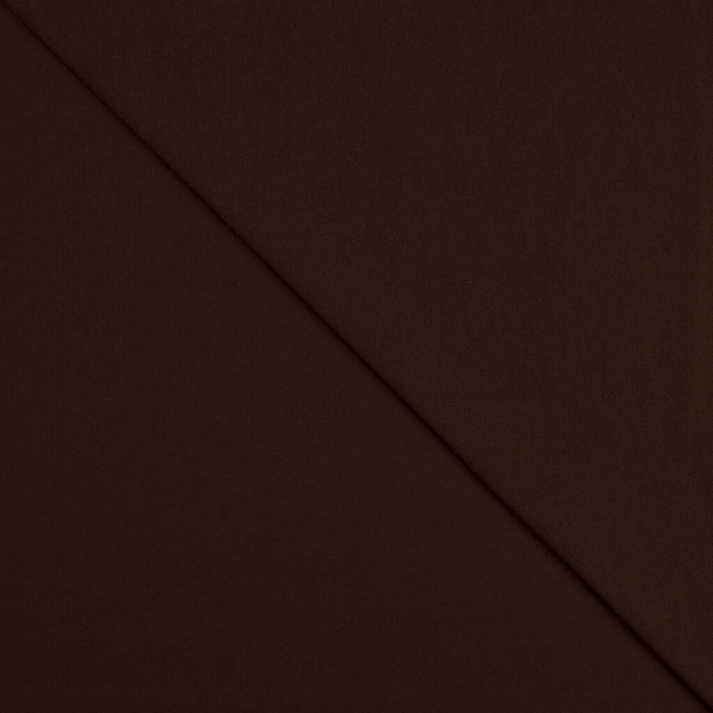 Baumwolljersey dunkelbraun