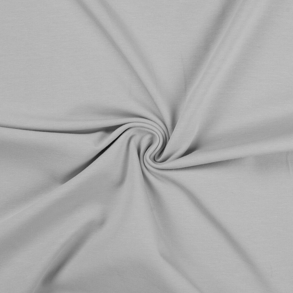 Baumwolljersey hellgrau