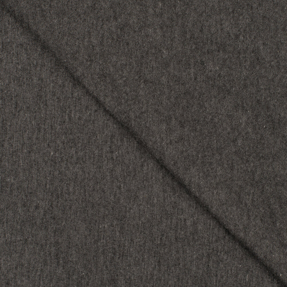 Baumwolljersey grau melange