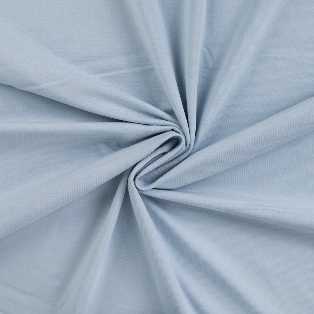 Baumwolljersey pastelblau