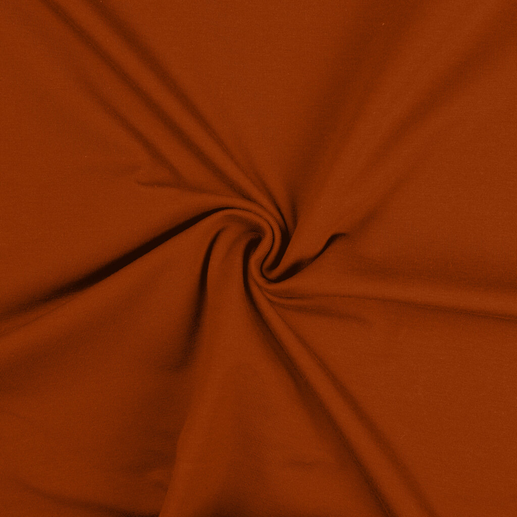 Baumwolljersey rostbraun