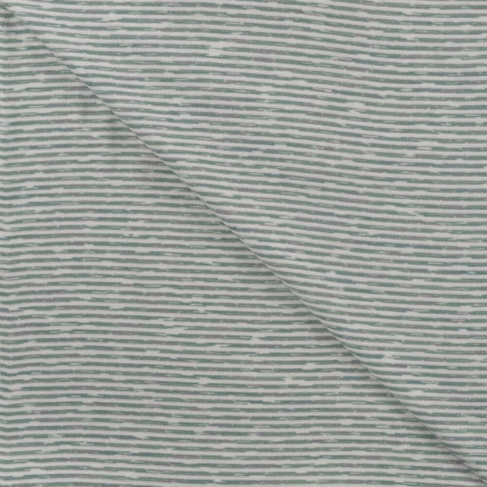 B&uuml;ndchenstoff stripes melange mint