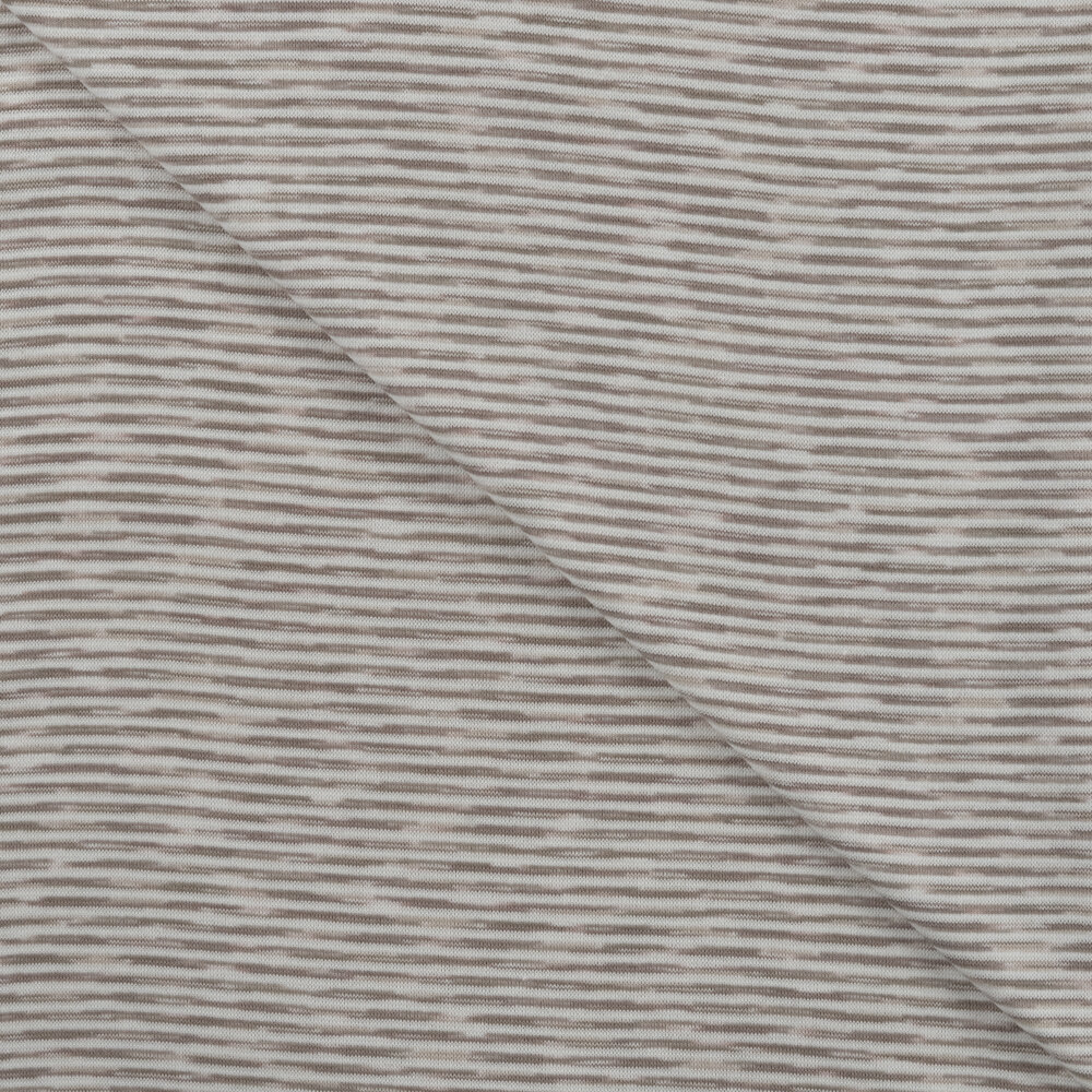 B&uuml;ndchenstoff stripes melange braun