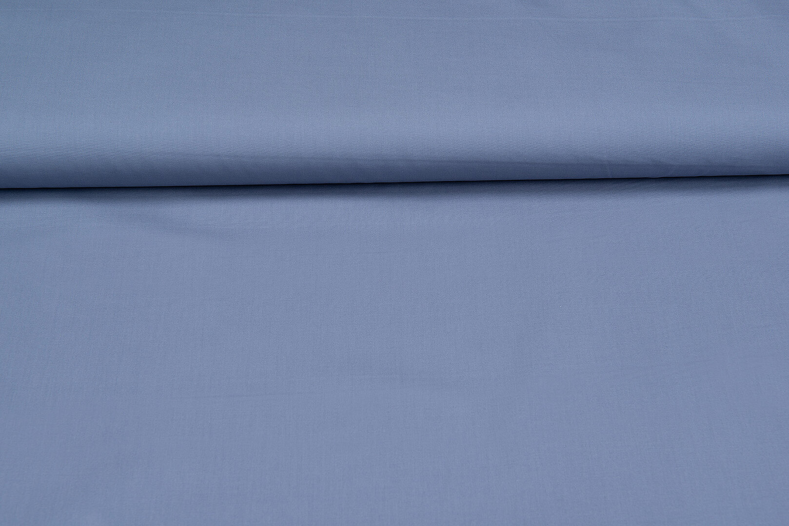 Baumwolle Popeline uni grau-blau