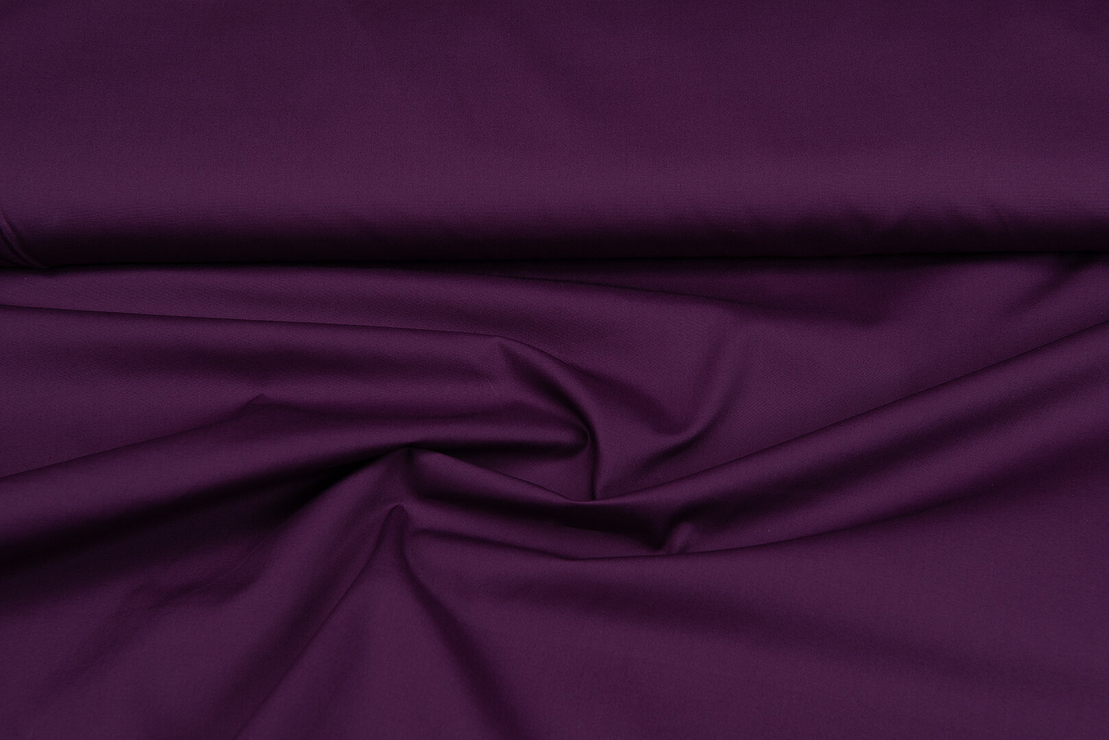 Baumwolle Popeline uni aubergine