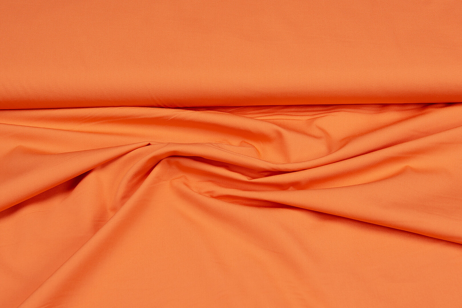 Baumwolle Popeline uni orange