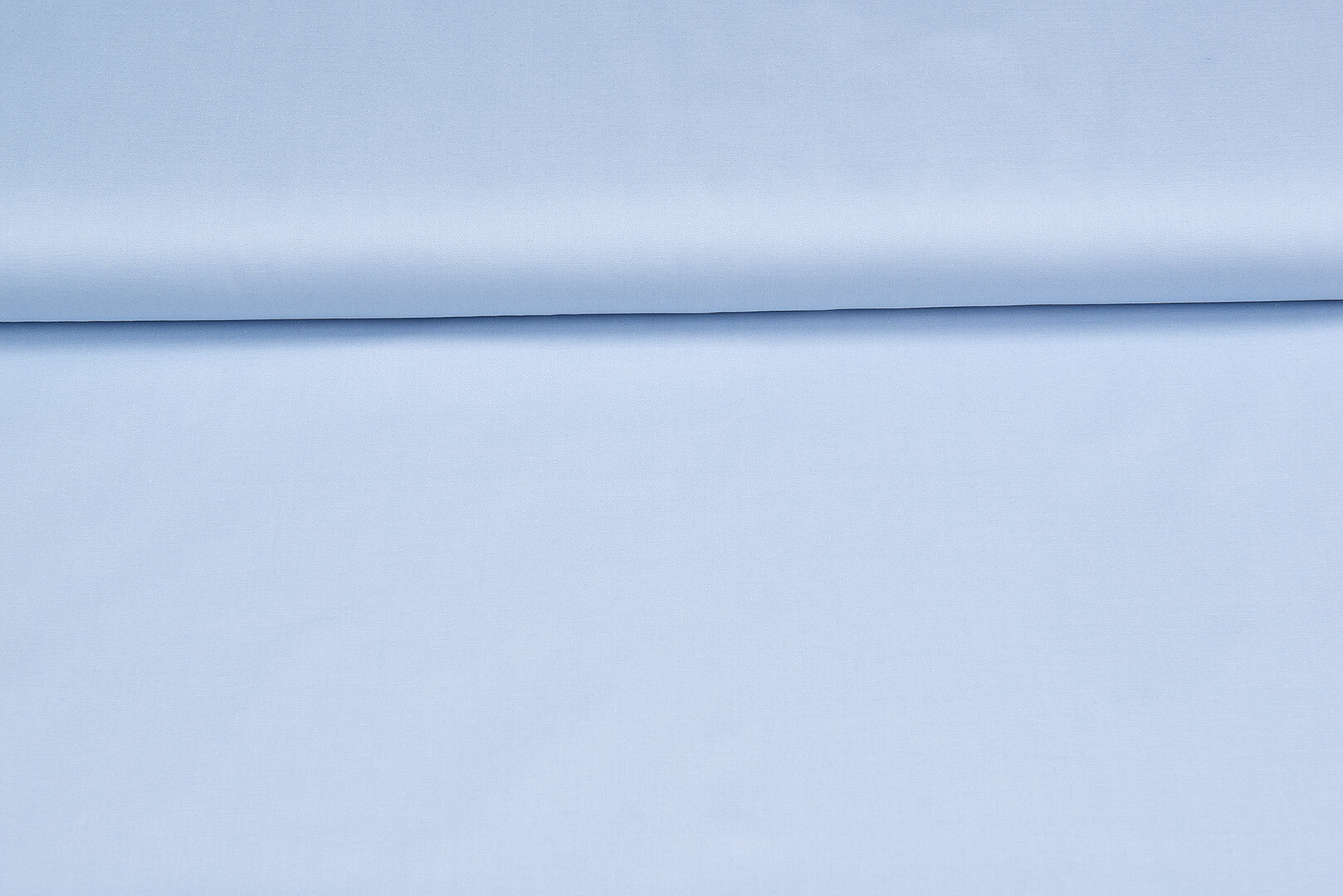 Baumwolle Popeline uni melange pastellblau