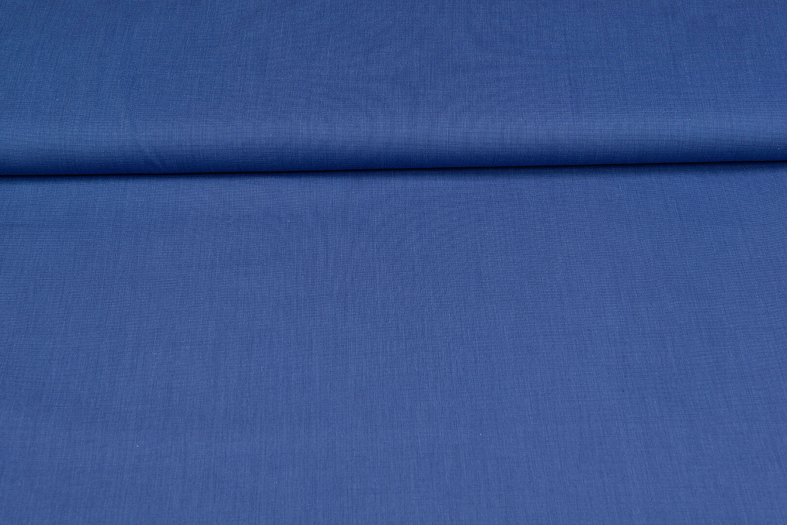 Baumwolle Popeline uni melange jeansblau 1