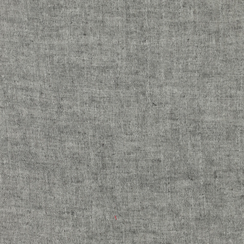 Baumwoll Musselin melange chambray anthrazit