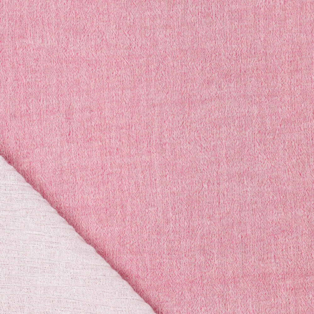 Baumwoll Musselin melange chambray pink